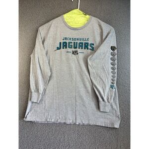 Vintage Jacksonville Jaguars‎ Long Sleeve Shirt Men's 2XL Teal NFL Team